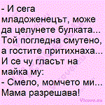 И сега младоженецът, може да целунете булката