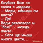 Каубоят Бил се сваля с мадама....